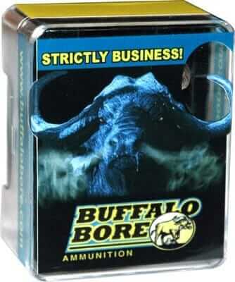 Buffalo Bore Ammunition 19E20 Tactical Strictly Business 357 Mag 158 gr Jacketed Hollow Point (JHP) 20rd Box