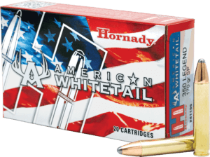 Hornady 81196 American Whitetail 350 Legend 170 gr InterLock 20rd Box