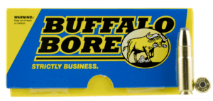 Buffalo Bore Ammunition 47C20 Hunting & Sniping Strictly Business 458 SOCOM 350 gr Semi-Jacketed Flat Point (SJFP) 20rd Box