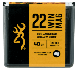 Browning Ammo B195122050 BPR 22 Mag 40 gr Jacketed Hollow Point (JHP) 50rd Box