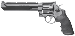 Smith & Wesson 170323 Model 629 Performance Center Stealth Hunter 44 Rem Mag or 44 S&W Spl Black Stainless Steel 7.50″ Magna-Ported Barrel  6rd Cylinder & N-Frame   Drift Adjustable Dove Tail Red Ramp Front Sight