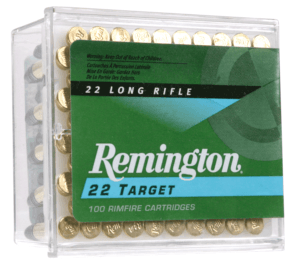 Remington Ammunition 6100 Target 22 LR 40 gr Round Nose (RN) 100rd Box