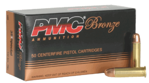 PMC 38G Bronze 38 Special 132 gr Full Metal Jacket (FMJ) 50rd Box