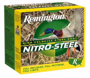 Remington Ammunition NS12M2 Nitro Steel 12 Gauge 3″ 1 1/4 oz 2 Shot 25rd Box