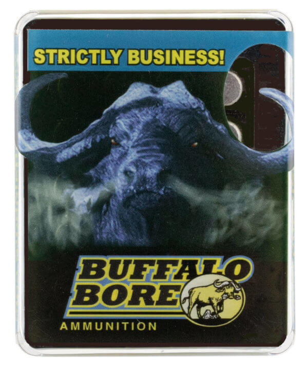 Buffalo Bore Ammunition 7C20 Personal Defense Strictly Business 454 Casull 360 gr Lead Wide Nose (LWN) 20rd Box