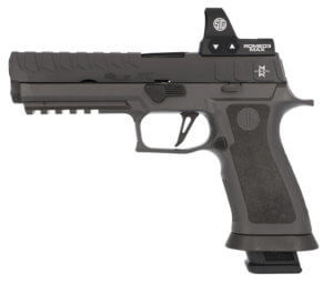 Sig Sauer 320X59MAXM P320 Max 9mm Luger 5″ 21+1 (4) Gray Black Nitron Stainless Steel Slide Gray TXG Polymer Grip Includes Romeo03 MAX