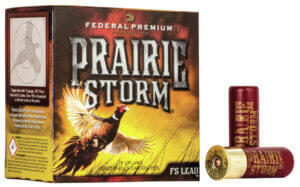 Federal PFX154FS4 Prairie Storm  12 Gauge 2.75″ 1 1/4 oz 4 Shot 25 Bx/ 10 Cs