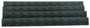 Hexmag HXMLC4PKBLK Rail Covers M-LOK Picatinny Rail 4 Slot Black Polymer 4 Pack
