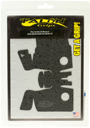 Talon Grips 708R Adhesive Grip  Textured Black Rubber for S&W SD  SD VE 9 40