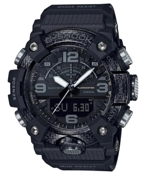 G-shock/vlc Distribution GGB1001B G-Shock Tactical MudMaster Keep Time Blackout Size 145-215mm Features Digital Compass