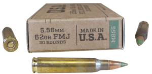 Winchester Ammo SGM855KW M855 5.56mm 62 gr Full Metal Jacket 20rd Box